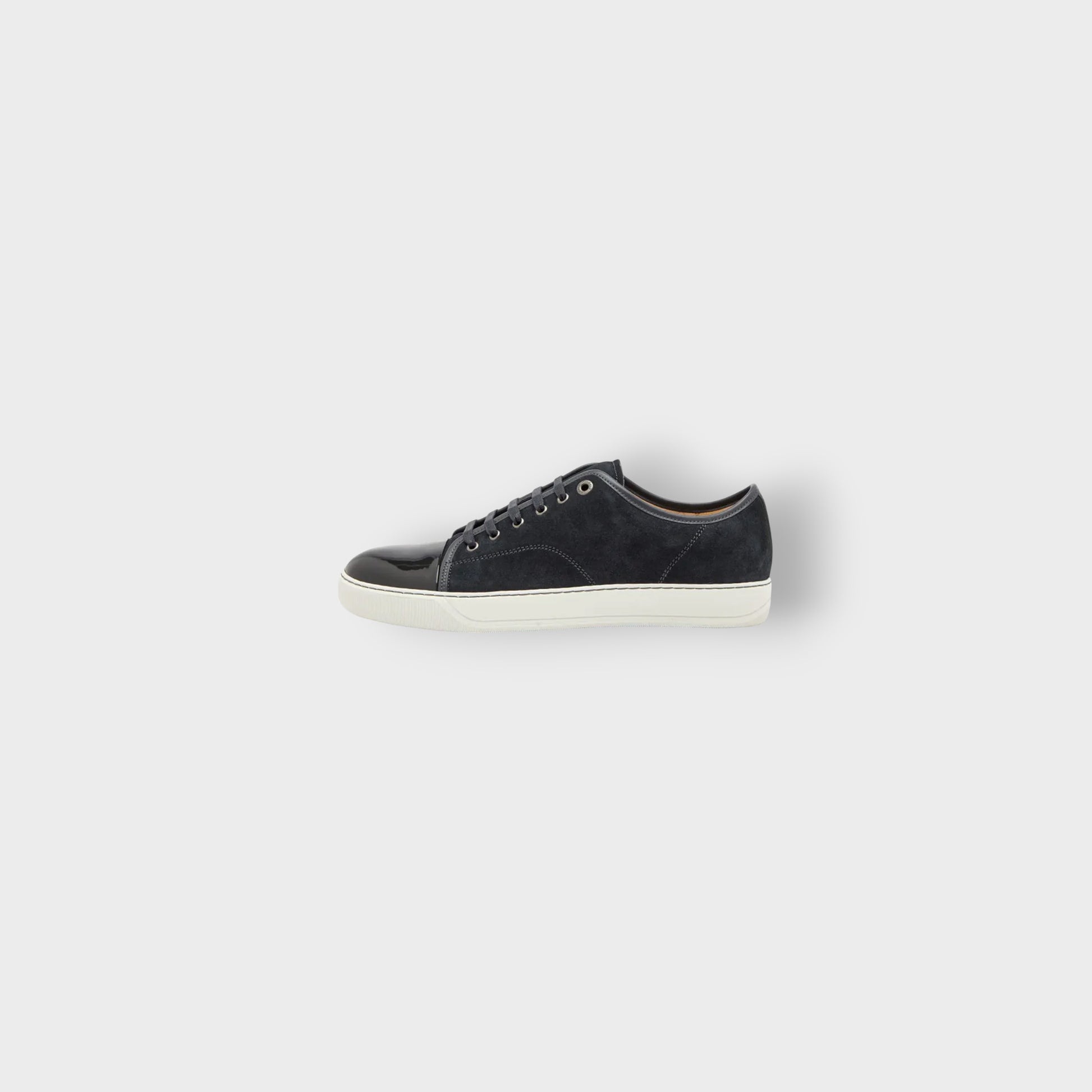 DBB1 Elephant Grey Suede Patent Cap Toe