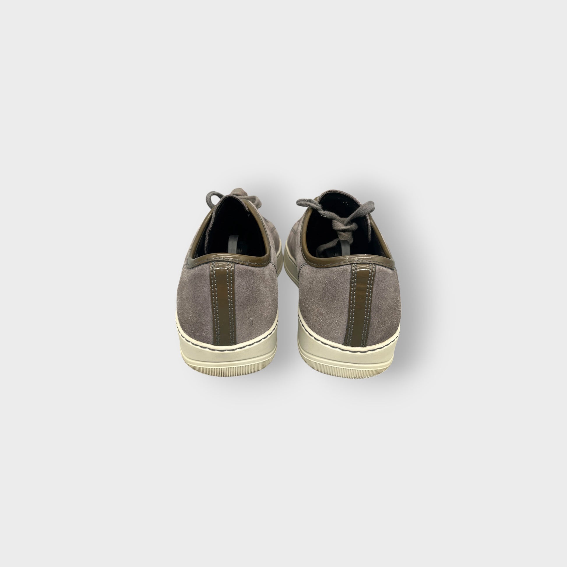 Lanvin Patent Cap Toe Gray | 41